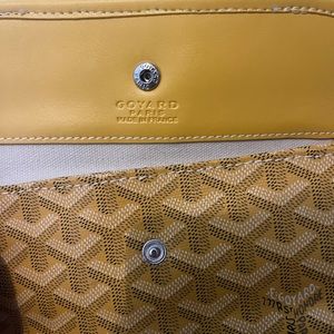 Yellow Goyard Tote